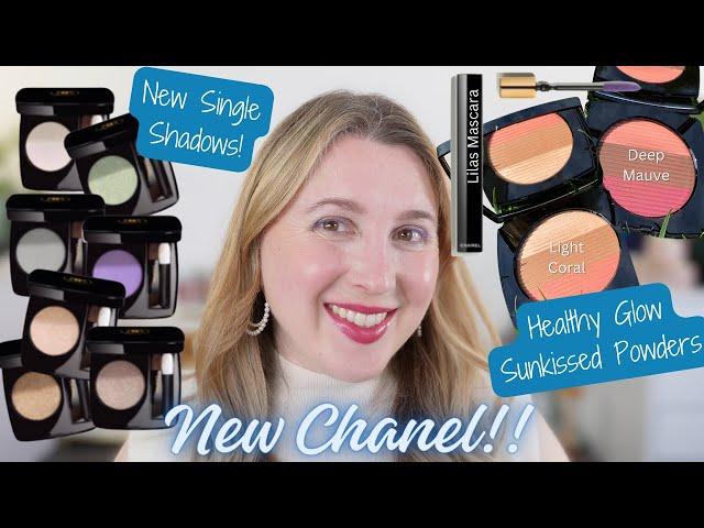 CHANEL Ombre Essentielle Eyeshadows, Lilas Mascara, & Les Beiges Healthy Glow Sunkissed Powders