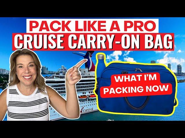 *NEW* 2024 Cruise Carry-on Must-Haves, Tips & Hacks | Pack with me! ️️