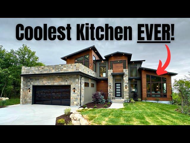 INCREDIBLE 4 Bedroom Mountain Modern Home w/ Coolest Kitchen Ever!