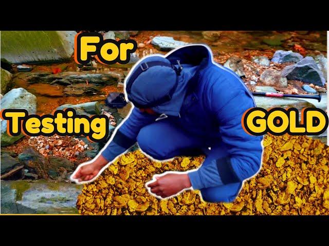 Testing new gold spot - We found one! Gold prospecting