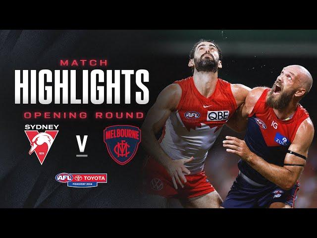 Sydney Swans v Melbourne Highlights | Opening Round, 2024 | AFL