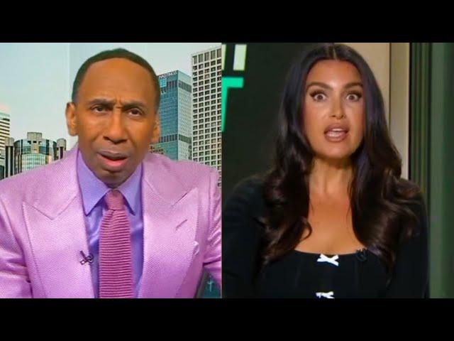 Stephen A Smith Gets HEATED at Molly for Doubting Caitlin Clark as She Wins ROTY