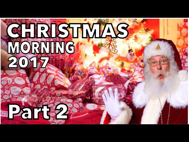 CHRISTMAS Morning Kids Opening Presents ( PART 2 )