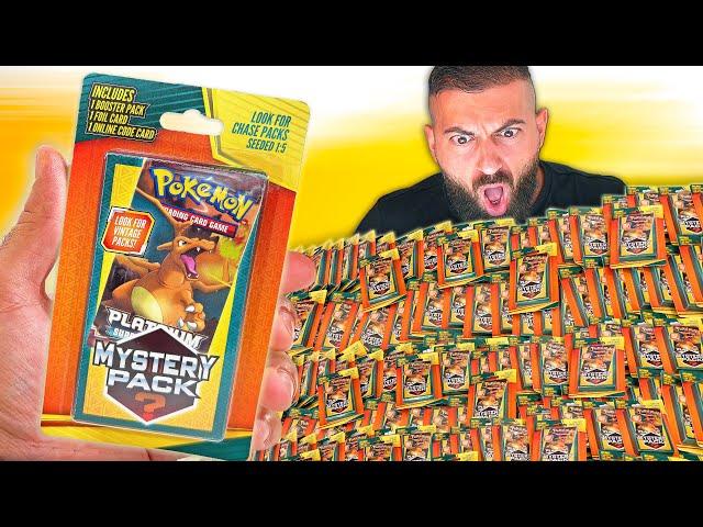 I Opened 100 Pokemon Mystery Packs and Found It! ($1,000)