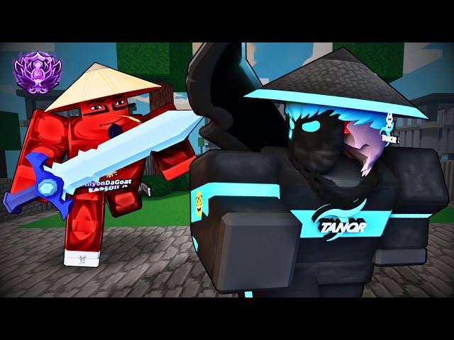 Milyon SOLO QUEUING and DESTROYING Rank! (Roblox Bedwars)