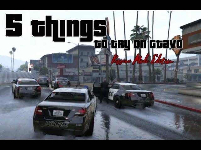 5 Fun Things to try GTAVO #Waveformgaming #YouTubeZA