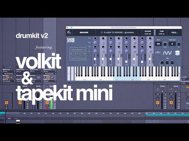 dane.zone drumkit v2 - Volkit & Tapekit Mini