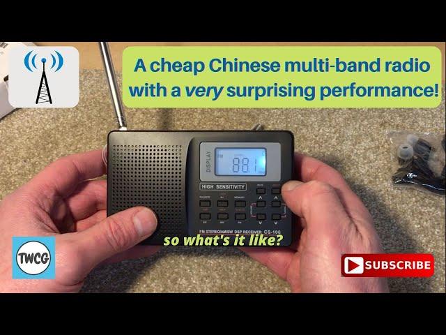 A Cheap 13-band Shortwave FM MW LW radio with a digital display, surprising features & performance!