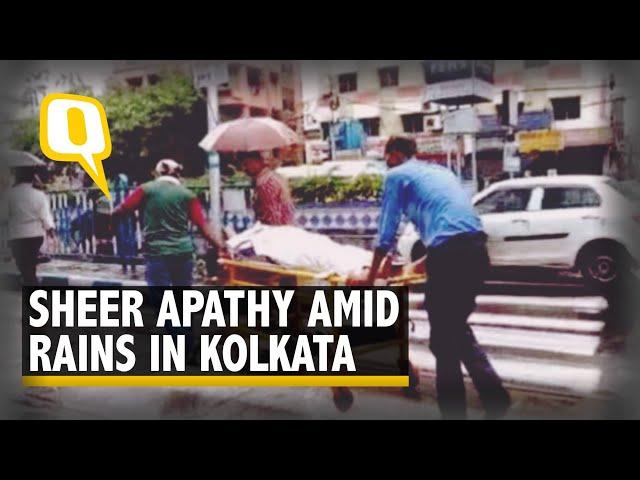 Watch | No Ambulance, No Cover: Patient Shifted on Stretcher Amid Heavy Rains in Kolkata | The Quint