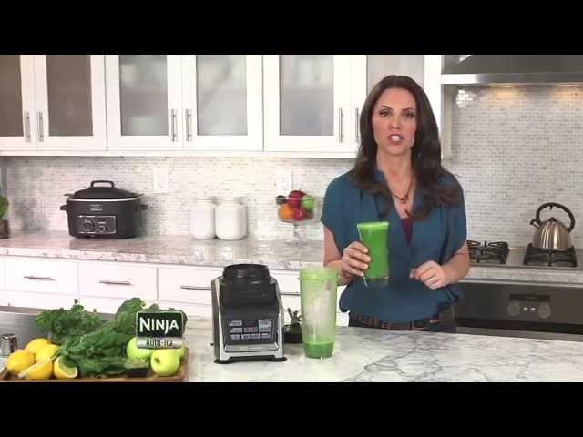 Rachel Beller and Ninja® Kitchen - Green Detox Splash Recipe using Nutri Ninja® with Auto-iQ™