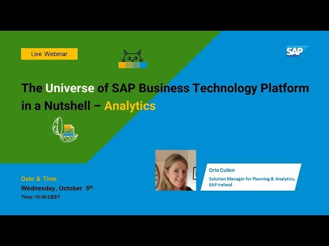 The Universe of SAP Business Technology Platform in a Nutshell – Analytics