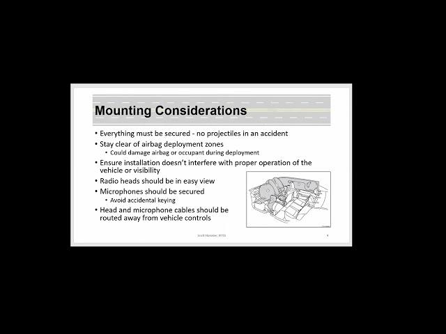 Microhams February, 2021 - Proper Mobile Radio Installation