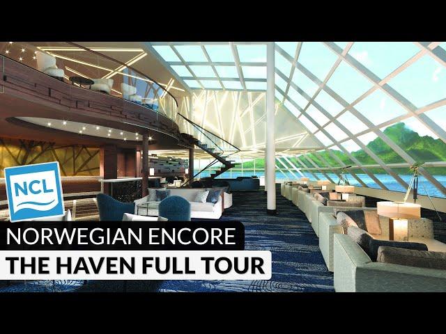 Norwegian Encore | The HAVEN Full Walkthrough Tour & Review 4K | All Private Spaces