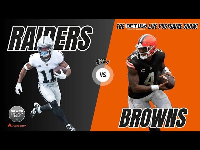 Raiders Take Down Browns in THRILLING Gutsy Win!