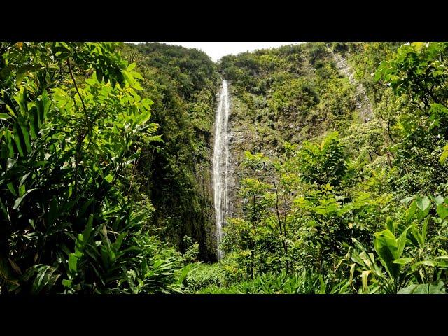 Waimoku Falls, Pipiwai Trail, Kīpahulu District, Haleakalā National Park, Maui, Hawaii - April 2022