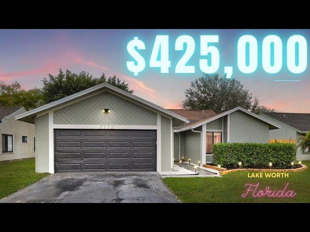 Lake Worth Home Tour For Only $425k