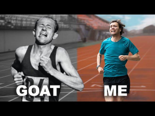 I trained like the GREATEST RUNNER of all time!