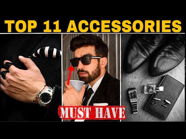 11 AFFORDABLE ACCESSORIES for men| MUST HAVES | WARDROBE ESSENTIALS| INDIAN MEN'S FASHION | HINDI