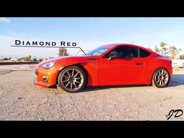 We Wrapped TJ Hunts BRZ | Diamond Red Vinyl Wrap