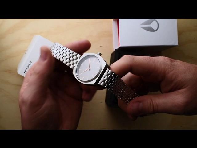 Nixon Time Teller Gray Rose Gold Watch Unboxing
