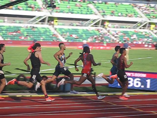 Bryce Hoppel loses 800m Olympic Trials to Abraham Alvarado in 1st Round, Heat 1 - 2021 Eugene