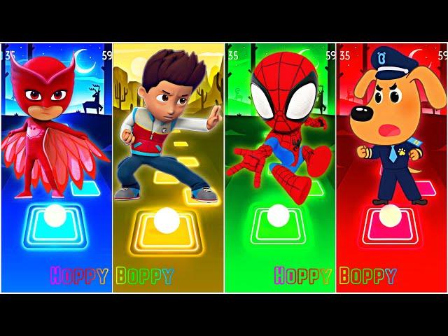 PAW Patrol  PJ Masks  Sheriff Labrador  Spidey  Tiles Hop EDM Rush