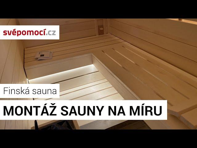 Montáž finské sauny v rodinném domě