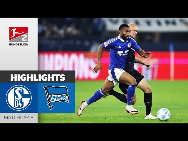 Karaman's Screamer is Not Enough! | FC Schalke 04 - Hertha BSC 2-2 | Highlights | MD 8