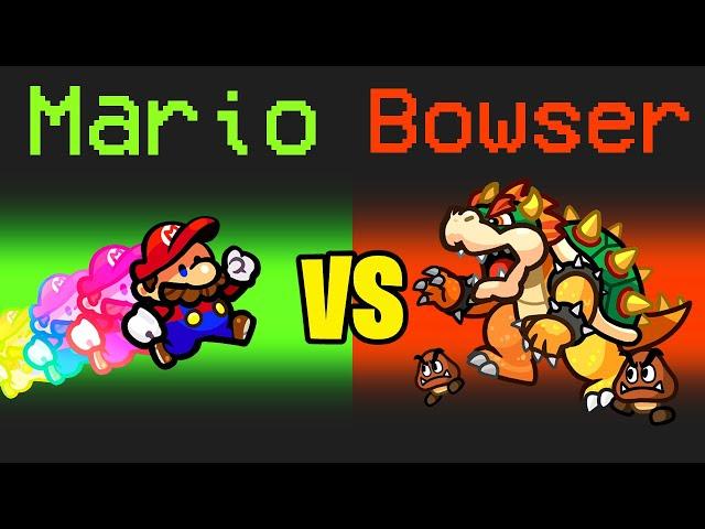 MARIO vs BOWSER in Among Us