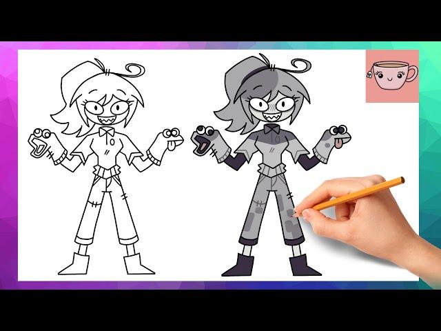 How To Draw Lana from Fundamental Paper Education | Easy Drawing Tutorial