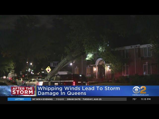 Whipping Winds Lead To Storm Damage In Queens