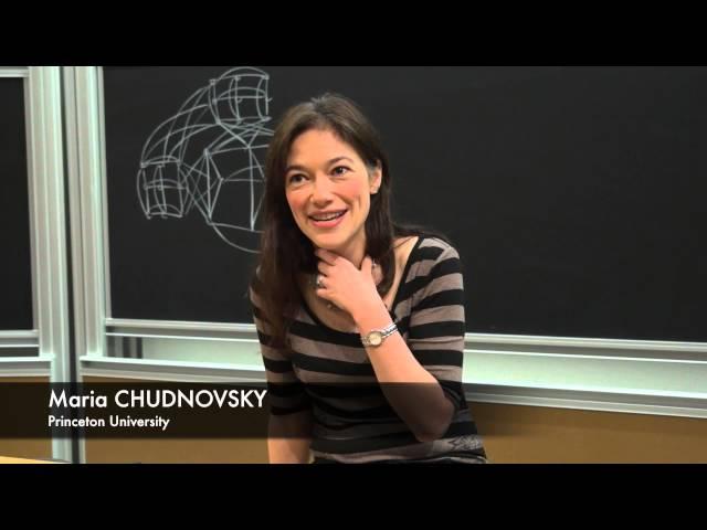 Interview at CIRM :  Maria Chudnovsky