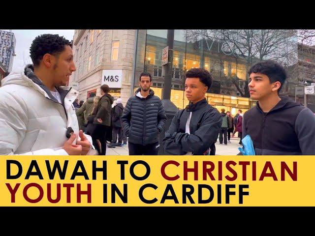 Shamsi Giving Dawah To Christian Youth In Cardiff