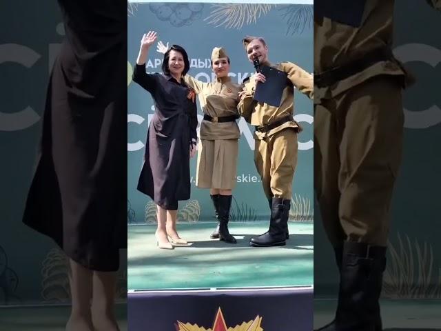 Натали Попова фонопед ГАУЗ НСО ГКП №1 Концерт к Дню Великой Победы Парк отдыха .08.05.25.