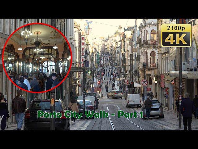 Porto, City Walk  Part1 – Portugal 4K Travel Channel