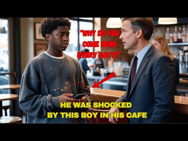 A black teen came to the cafe every day. The owner was shocked when he found out why.