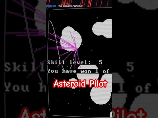 Asteroid Pilot is #flappybird  in 1982! #chronologicallygaming #historyofvideogames