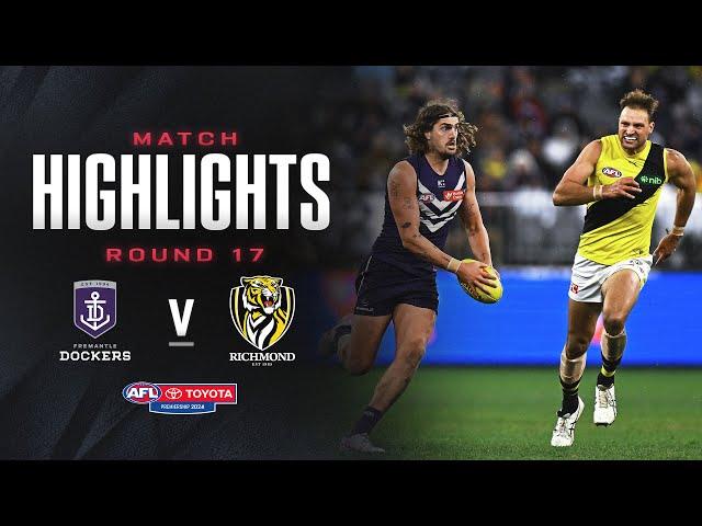 Fremantle v Richmond Highlights | Round 17, 2024 | AFL