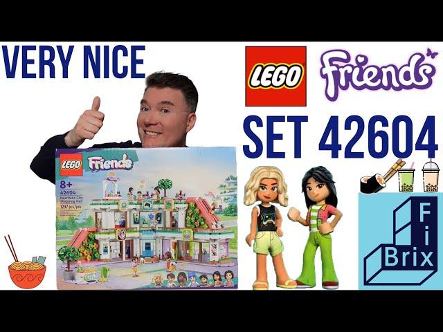 LEGO Friends Set 42604 Heartlake City Shopping Mall REVIEW