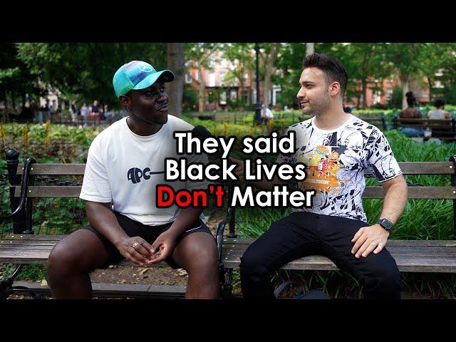 They told him Black Lives Don’t Matter                       #BLM #nyc #London #blacklivesmatter