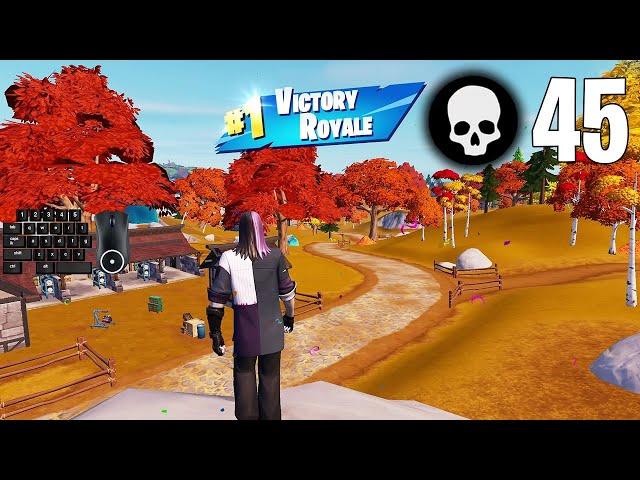 45 Elimination Solo vs Squads Win Full Gameplay (Fortnite Chapter 4)