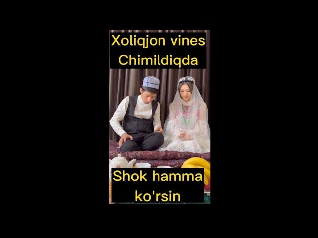 Xoliqjon Vine uylandi  #trend #top #shokuz #shovshuv #qvz #dizayn #bravo #maximum #avozohun #new