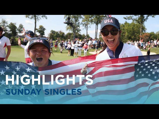 Sunday Singles Highlights | 2024 Solheim Cup