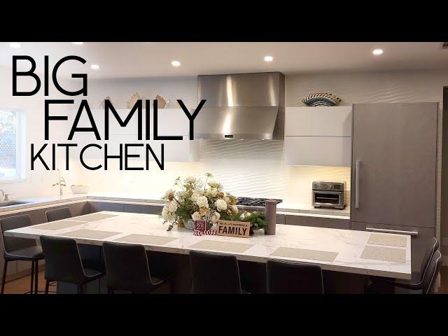 CONTEMPORARY and Modern European KITCHEN for a BIG FAMILY | Interior DESIGN | Sacramento, California