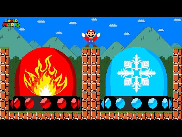 Can Mario Press the Ultimate FIRE and ICE Switch in New Super Mario Bros.? | Game Animation