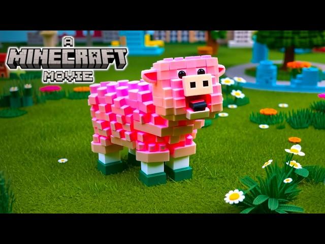 Minecraft Movie Trailer but ai generated as Toy Blocks - Runway Gen 3