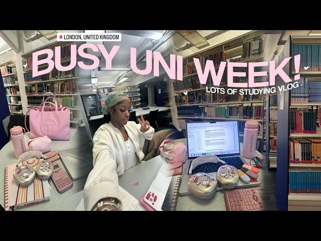 study vlog ️ managing busy uni days,  productive study tips, student success at college 2024