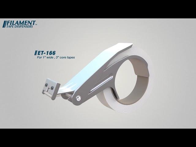 Filament Metal Construction Tape Dispenser By Excell ET-166