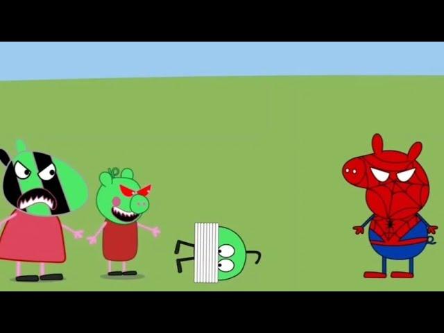 peppa change spiderpig | funny peppa | PEPPA PIG PARODY CLUB