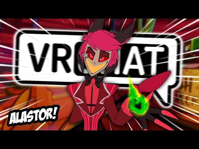 ALASTOR MAKES PEOPLE SIMP IN VRCHAT! | Funny VRCHAT Moments ft @ZeCyberChimp